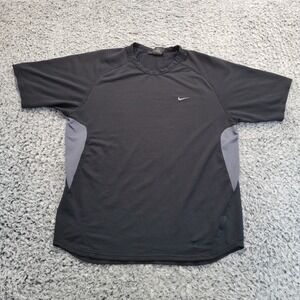 Nike Shirt Adult Medium Black Short Sleeve Sphere Dry Pullover Tee Athleisure